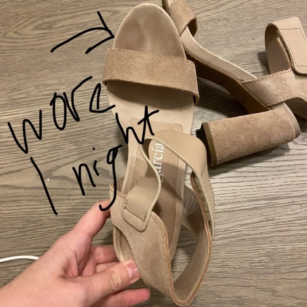 Pedro Garcia - Willa Sandals - Tan Suede Leather - Size EU38 - Pristine - Picture 11 of 15